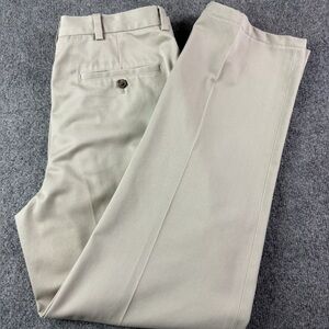 Brooks Brothers Clark Advantage Chino Pants Mens 100% Cotton Size 31x30 Khaki